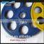 Seven Holes Colored Bumper Rubber Weight Plate