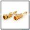 OEM Banana Audio 24K Gold Plated Video Plug Male Banana