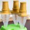 Tovolo Ice Cream Cone Pop Moulds Plastic Ice Cream Popsicle Molds Ice Pop Candy Mould 4 Pcs