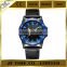 fashion luxury IP black plating stainless steel rotating bezel oem brand watch