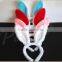HOT sale glow in the dark bunny ears, blinking led bunny ears
