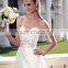 OEM manufacturers lace tippet long train mermaids bridal wedding gow
