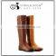 british style boots shoes retro rose pattern knee high boots