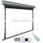tab-tension motorized projection screen
