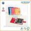 High quality promotion pu/genuine passport holder with clear inner pocket for credit card and delicate pen
