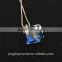 2016Popular Cube style pendant crystal necklace