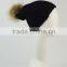 Textured Beanie With Pom Pom Knit Beanie