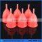 100% platinum medical silicone lady menstrual cups, silicone soft cup