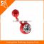 surgical stainless steel navel belly bar types female sexy belly button ring