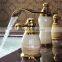 High Grade Yellow Jade Faucet/Tap Base and Parts