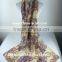 Peony flower paintings pashmina shawl