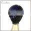 short synthetic hair wig for black women blue color