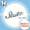 Sticker name tag Silver Foil sticker Designed