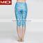 Custom logo printed yoga apparel wholesale ladies sublimation capri yoga pants