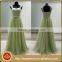 ASAM-05 Sweethear A-line Sleeveless Zipper Back Floor Length Tulle Lace Bridesmaid Dresses 2016