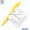 Plastic yellow advertising pull out ballpoint pen