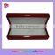 Fashion packing plastic box pens & flocking pen box with metal frame