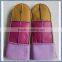 Promotional Girls Sheepskin Leather Fur Mittens for winter