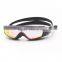 New UV protective silicone competitive swim goggles with adjustable strap