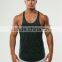 Custom chinlon spandex men's plain running stringer singlet