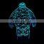 3D Optical Night Light White man 7 RGB Light Colors 10 LEDs AA Battery or DC 5V Mixed Lot