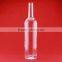 New design clear bottle factory empty wine bottle vodka whisky bottle