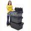 Attached Lid Distribution Container, plastic tote box