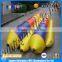 2016 Sunjoy two tubes inflatable banana boat for fun