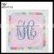 Seersucker Monogrammed Pillow Cover