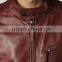 fashion men's leather motorcycle coats jackets washed leather overcoat