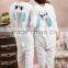 New Adorable Blue Rabbit Adult Animal Winter Fleece Onesie KK856