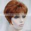 Red Curly Women Female ladies Daily Hair Fluffy Wig N545