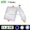 Wholesale Square Round 6w 9w 16w Led Panel Downlight with 3 three Lighting mode