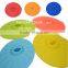 Stocks ,OEM Design Private Label Tableware FDA Silicone Glass Cup Lid Sets