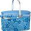 Picnic Basket Folding Basket Insulated Cooler Bags