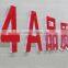 decorate 15mm clear acrylic letter