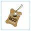 die cut paper hang tag leaf shape with string rope
