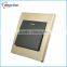 new design brushed golden electric switch and socket 250V