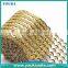 moon design gold color plastic sheet
