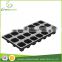 21cell black plastic square seed nursery trays