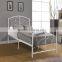 Top Quality With Decorative Pattern Metal Tube Iron Bed Furniture