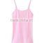 women tank tops with custom logo racer back private label fitness wear ladies tops latest fashion cotton plain yellow top