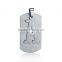 2016 Fashion square nameplate pendant necklace inlaid removed letters in 316L stainless steel