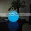 led 16 colors change PE plastic table ball lamp with flash and fading mode controlled