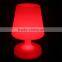 Multi color change rechargeable led wireless table lamps with remote
