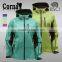newest develop lady 100% polyester 2.5 layer 3*3 ripstop waterproof jacket
