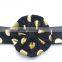 Lovely big bow for newborn baby girls gold polka dot cotton elastic hairband hair accessories 1 dollar gifts