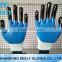 double coated on the fingertip Oil water penetration nitrile coated glove