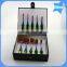 Synthetic hair rainbow mermaid oval cosmetics brush plastic handle 10pcs toothbrush rainbow makeup brush set with gift box