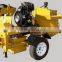 New design SY1-20 hydraulic cement clay interlocking brick machine with free mixer behind price for sale